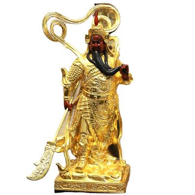 China Pure Copper China Buddha Statue, Guan Gong Statue, Guan Erye for sale