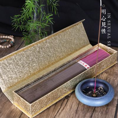 China Chinese Natural Gift Box Incense Stick Incense Incense Stick Home Fragrance Air Freshener Holder Worship Liar Buddha for sale