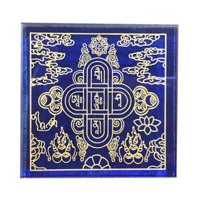 China China Chinese Feng Shui Decoration Blue Crystal Home Decorations for sale