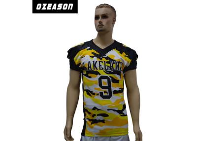 China sublimated custom logo design plus size american football jersey uniforms for sale