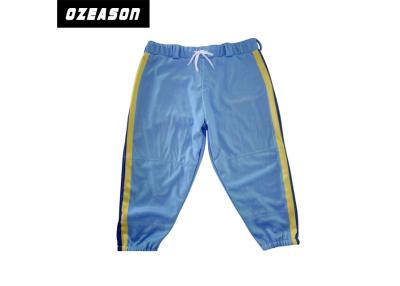 China Dri Fit Fabric Team Baseball Jerseys Pants Bacterial Resistant Heat Transfer Print for sale