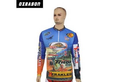 China Dri Fit Polyester Fishing Shirts Sun Proof Plus Size Maximum Wear Comfort for sale