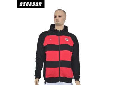 China Breathable Printed Hooded Sweatshirts , Embroidered Zip Up Hoodies Quick Dry for sale