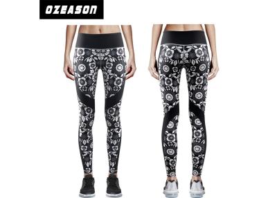 China Sublimation Printed Women'S Fitness Leggings No Fade Quick Drying For Adult for sale