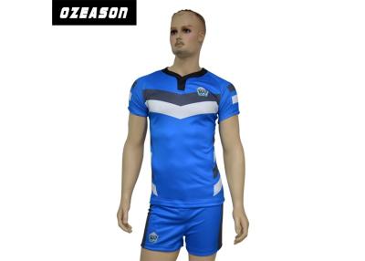 China 5% Spandex Rugby Shirt Jersey , World Cup Rugby Clothing Tackle Twill No Fading for sale