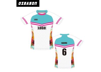 China 100% Polyester Short Sleeve Rugby Club Jersey / Practice Training Wear for sale