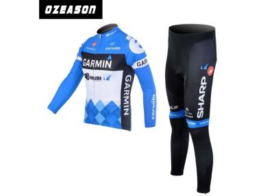 China Popular Road Bike Jerseys / Lightweight Long Sleeve Cycling Jersey For Competition for sale