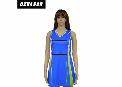 China Promotional V Neck Collar Sublimated Netball Uniforms For Adult & Youth for sale