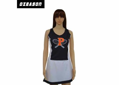 China Polyester / Lycra Slim Fit Sexy Elastane One Piece Top Girls Tennis Skirt for sale