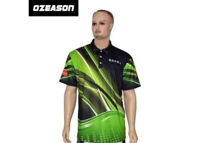 China Polyester Spandex High Quality All Over Printed Sports Polo T-Shirt for sale