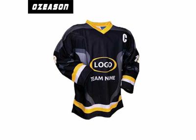 China Custom High Quality League Hockey Jerseys 100% Polyester Sublimation Reversible Goalie Hockey Jerseys for sale