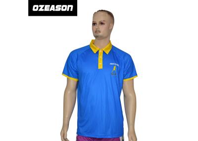 Chine Polo unisexe d'équipe de vêtements de sport de plaine sèche faite sur commande d'ajustement/chemise de golf à vendre