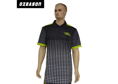 China Custom Darts Shirt , Zipper Polo Darts Jersey , High Quality Darts Club Longline Polo Shirt for sale