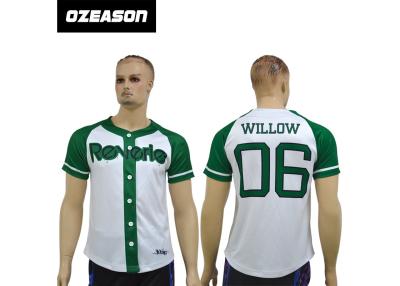 China Hohe Qualität sublimierte Camo-Baseball Jersey, Sublimations-Polyester-Modebaseballtrikot 100% zu verkaufen