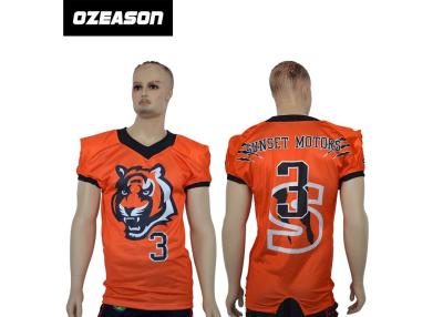 China In het groot Amerikaanse voetbal die Jersey, beste kwaliteits Amerikaanse voetbal Jersey, eenvormige douane Amerikaanse voetbal opleidt Te koop