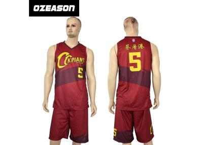 China Hotsale Sublimated Custom Quick Dry Basketball Jersey Wear For Sale for sale