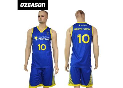 China In het groot Recentste van het Embleemontwerpen van de Overhemdsdouane het Basketbaluniformen voor Team Te koop