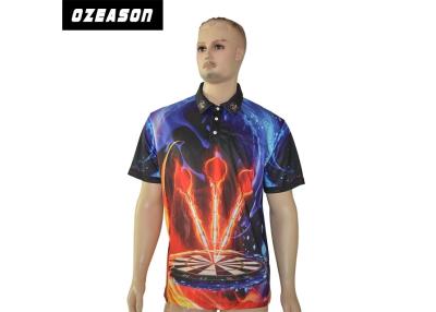 Chine Pleine polos de sports adaptés aux besoins du client de sublimation par impression pour les hommes à vendre