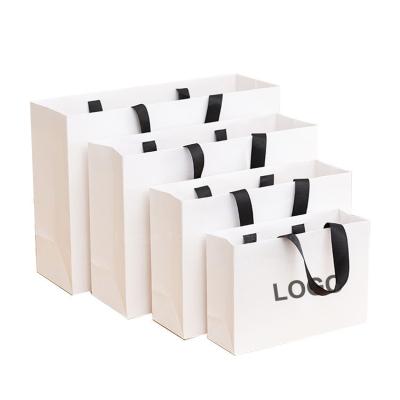 China Flexiloop Handle Paper Bag Recyclable Shop Store Packaging for Clothes Shoes Gift for sale