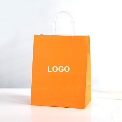 China Toowin Customized Size White Paper Bags With Black Handle For Grocery Store Alibaba for sale