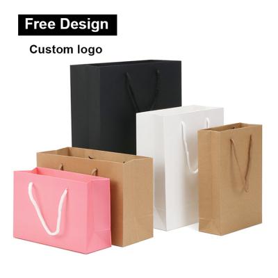 China White Cardboard Round Rope Gift Party Paper Bag for Toowin OEM ODM Business Shopping for sale