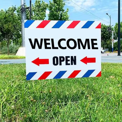 Chine Toowin Customized Happy Birthday Letters Yard Sign With Stakes 18X24 Inch Reflective Outdoor Lawn Signs à vendre