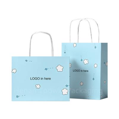 China Competitive Retail Carry for Luxury Brown Paper Shopping Bags Custom Order Accepted for sale