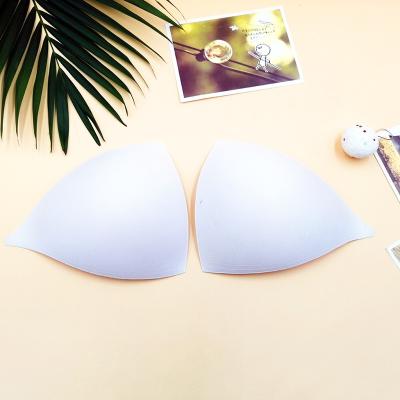 China Wholesale Sponge Push Up Bra Pad Inserts Bikini Swimwear Bra Pads Triangle Cup Women Sexy Bra Set Padded for sale