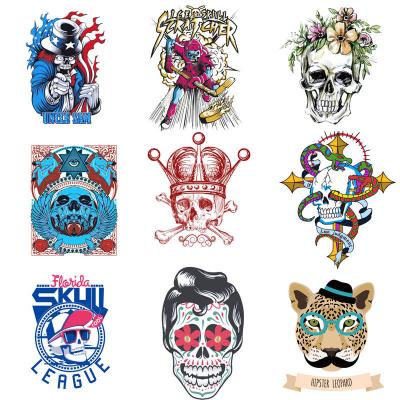 Κίνα Cartoon Skull T-shirt Digital Transfer Printing DIY Garment Accessories Hot Melt Powder For Heat Transfer Printing προς πώληση