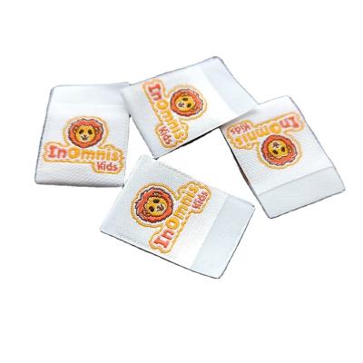 China Custom Personalized Clothing Taggs Labels Garment Accessories Custom Brand Polyester Custom Label Clothing for sale