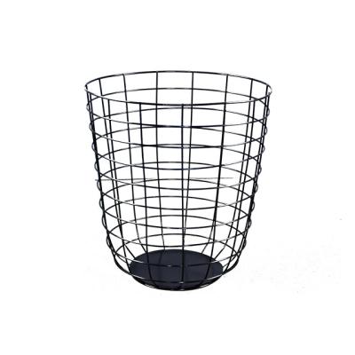 China Metal Wire Storage Stocked Hamper With Handle , Fashion Design Dirty Clothes Laundry Bag Hamper for sale