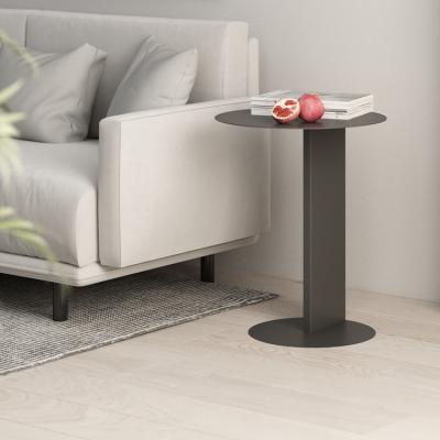 China Storage Round Metal Table Side Coffee Table For Living Room for sale