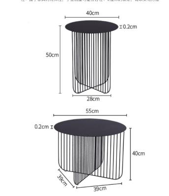 China Modern Side Storage Table Metal Side Table Living Room Furniture for sale