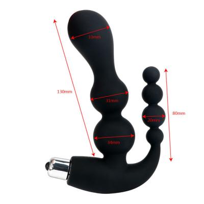 China Vaibrasion Anal Butt Plug Butt Plug Fuel Injection/Vibration Gay Anal Prostate Massager Male Sex Toys Silicone Silicone Women Anal Plug for sale