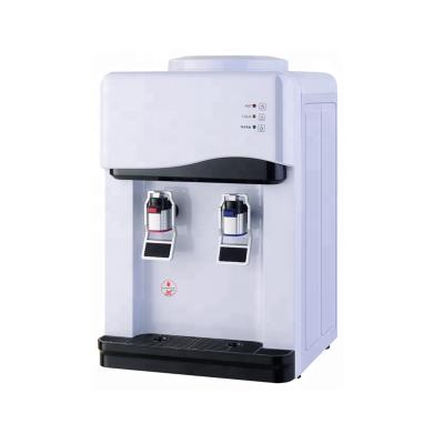 China Hotel Electric Desktop High Quality Portable Ice Maker with Hot and Cold Water Dispenser for sale