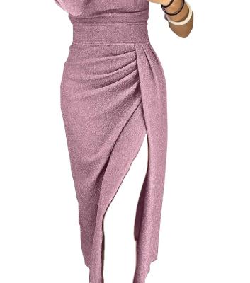 China Newest One-Piece Dress 2021 Casual Sleeveless Stitching Anti-Wrinkle Simple Butt-Lift Knit Bodycon Dress Women for sale