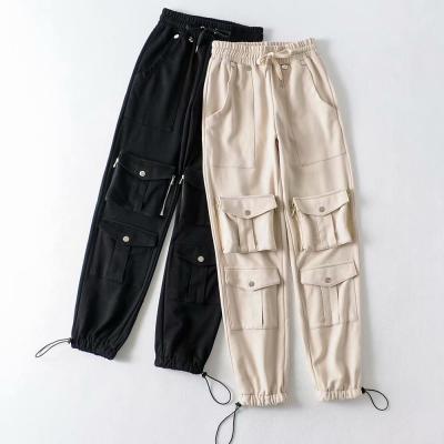 China Streetwear Style Fashion Blue Color Black Women's Breathable Pants And Trousers for sale