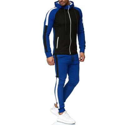 China Private Label Mens Breathable Single Track Sweat Jogging Suit Set Custom Blank Tracksuit Sweatsuit With Logo Mens Clothes for sale