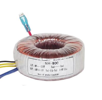 China High Quality Wind Power Inverters Toroidal Transformer 800VA 220V 50Hz Input Output 18V-0-18V 24A, 0-9V 4A; 300VA output 36V 8.3A from input 220V 50Hz for sale