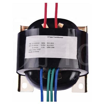 China Type R Power Transformer 50VA Input 0-220V 50Hz Output 0-48V 0.05A, 0-24V 2.0A For Monitors, Printers, Computer Terminals, Copiers for sale