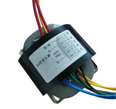 China Monitors Type R Transformer Input 220V 50Hz Output 8V/1.5A 8V/0.3A (x3) 8V/0.2A Used For Monitor Printer Computer Terminals Fax Machines for sale