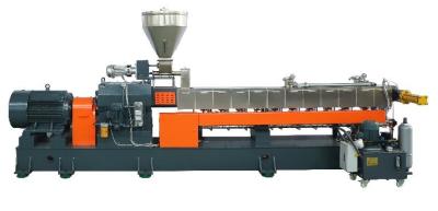 China Auto PP PLC 36 Twin Screw Extruder Side Feed PVC Twin Screw Extruder for sale