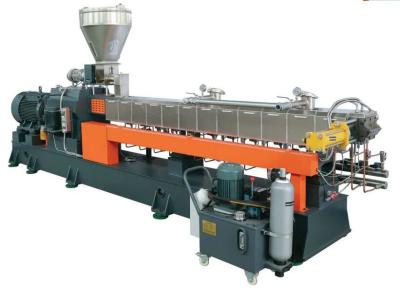 China High Capacity Double Screw Extruder Machine For Plastic Granulator 350kg/H Capacity for sale