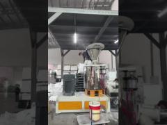 Air Cooled Twin Screw Extruder Pelletizing Plastic Screw Extruder Extrusion Granulator