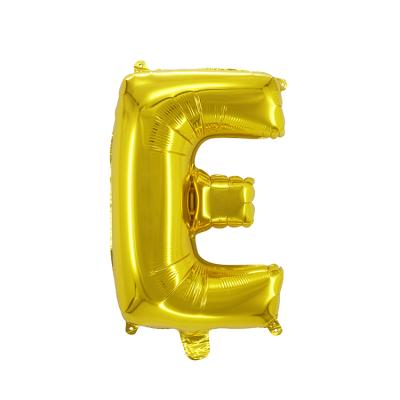 China Best Quality Party Decoration Custom Shaped Alphabet Letter Foil Balloon Environmental Friendly Gold Material Metallic Color for sale