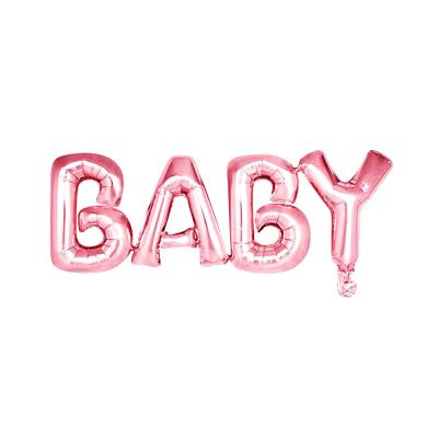 China Environmental Friendly Material Hot Selling Customized Happy Birthday Party Decor Baby Letter Foil Balloon For Baby Shower Birthday for sale