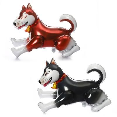 China Wholesale Children's Toys China Husky Animal Cartoon Shaped Balloon Boy Gifts Kids Toys for sale