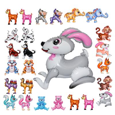 China New Design Kids Toys Easy Assemble Custom Mylar Balloons Kids Diy Balloon Loved Animal Shape 4D Balloon for sale