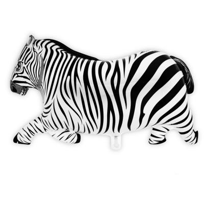 China Popular Item Custom Shape Animal Party Environmental Friendly Material Decorating Inflatable Zebra Helium Balloons For Kid for sale