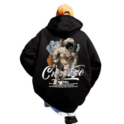 China wholesale custom logo Anti-wrinkle plus size men's clothing streetwear fleece tracker hoodies men's unisex design hoodies for sale